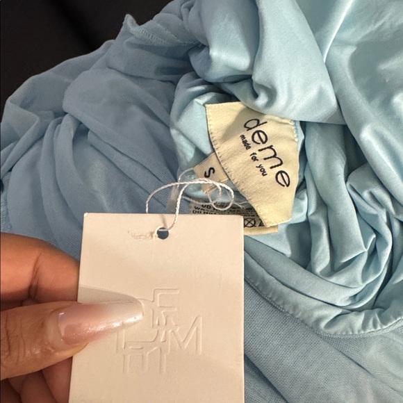 Deme by Gabriella x REVOLVE Dahlia Gown in Blue - Picture 4 of 6